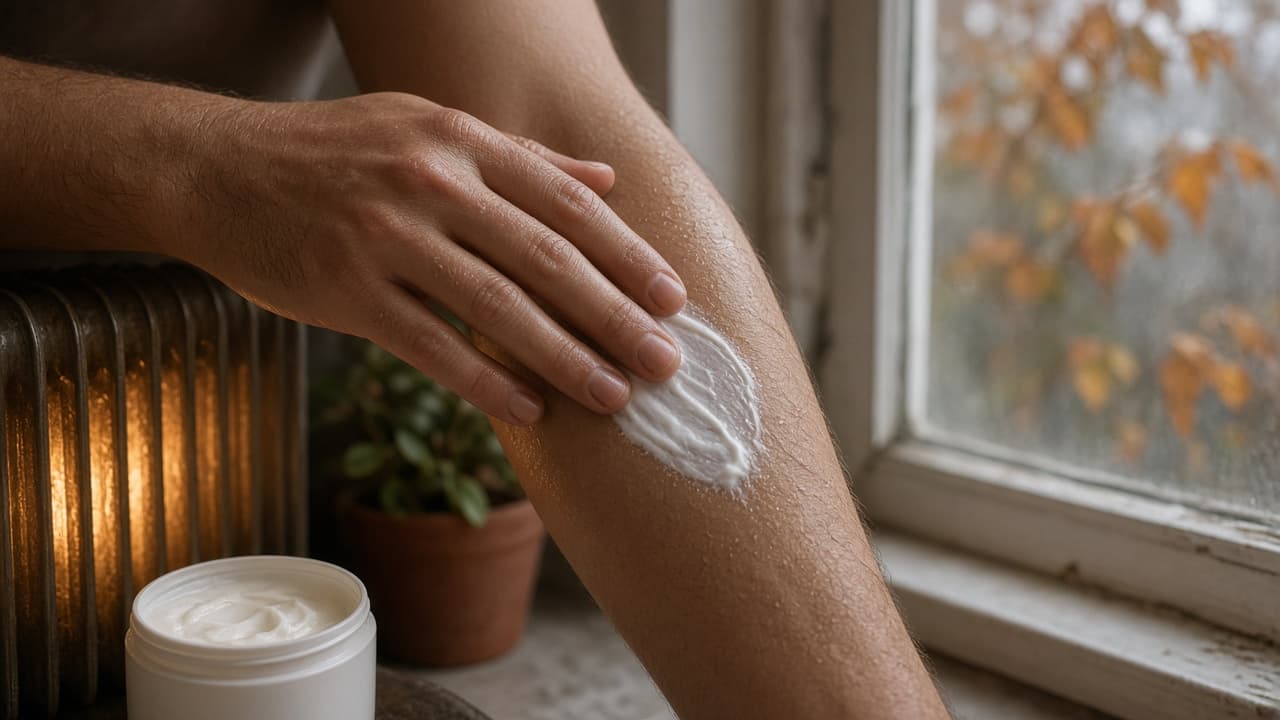 Cremă de corp toamna: după duș, pe pielea umedă, nu pe față din reflex