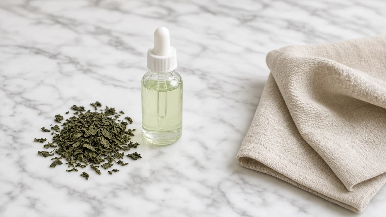 Extract de ceai verde pe piele: antioxidant de reclamă, nu ceai de băut