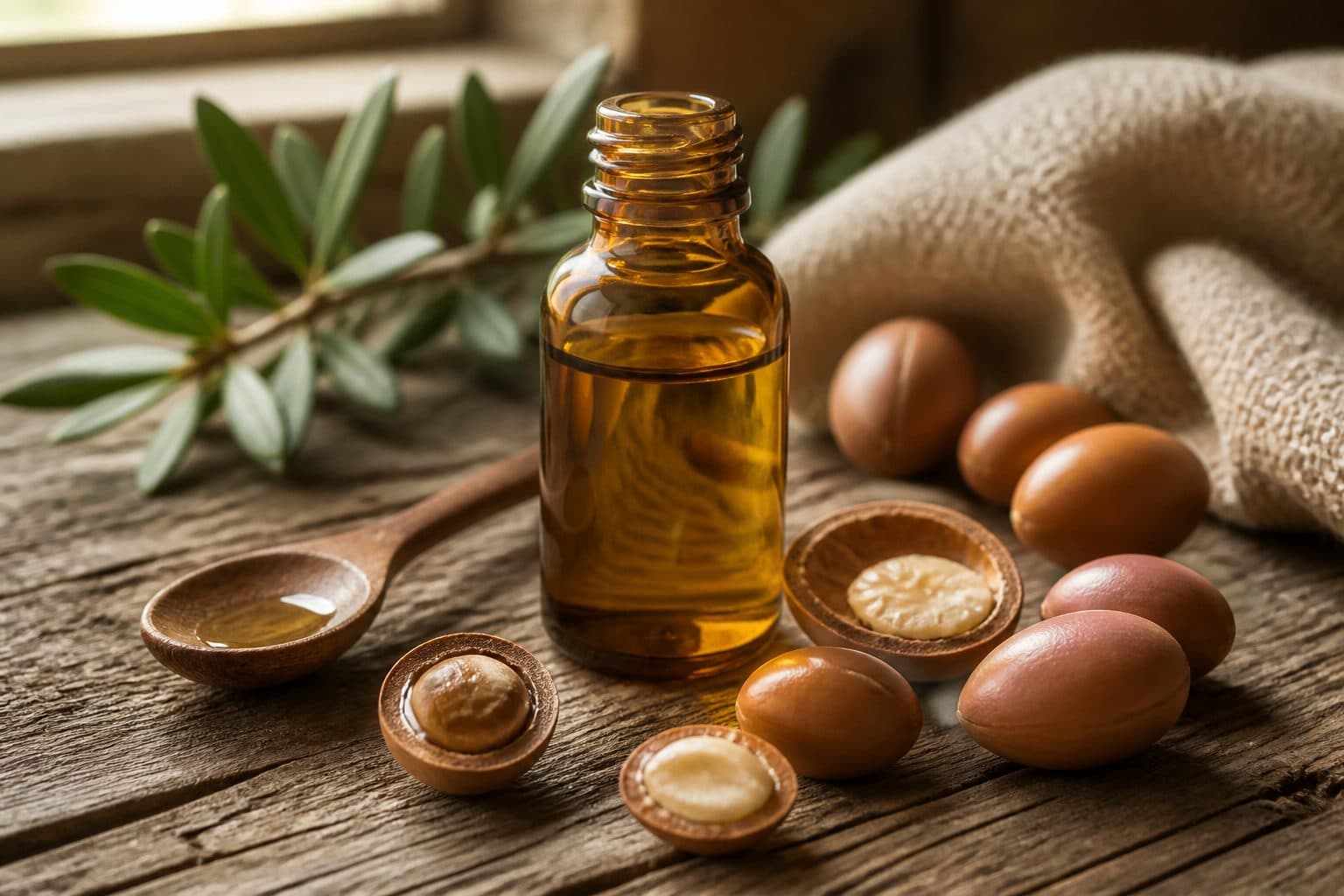 Ulei de argan pe piele și păr: sămânță, film, nu 100% pe INCI