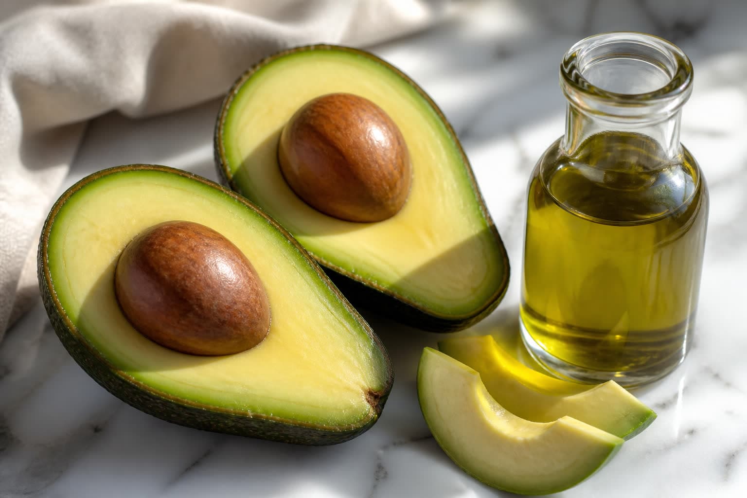 Ulei de avocado pe piele și păr: din pulpă, emolient, nu medicament de rană